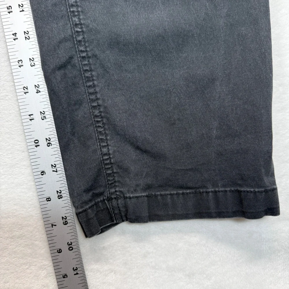 Prana‎ Breathe Slim Fit Pants Organic Cotton Blend Black Jeans 38x32